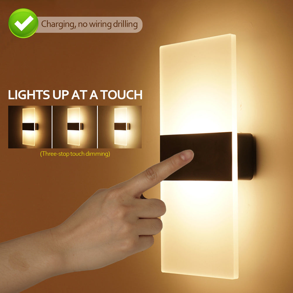 Indoor Sensing USB  Charging Wall Lamp