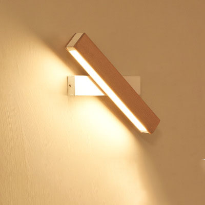 Wooden LED Wall Lamp Modern Adjustable Lighting Bar for Restaurants, Living Rooms, Porches, Wall Lamps, Corridors, and Home Decor