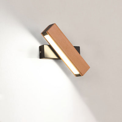 Wooden LED Wall Lamp Modern Adjustable Lighting Bar for Restaurants, Living Rooms, Porches, Wall Lamps, Corridors, and Home Decor