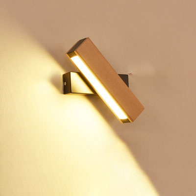 Wooden LED Wall Lamp Modern Adjustable Lighting Bar for Restaurants, Living Rooms, Porches, Wall Lamps, Corridors, and Home Decor